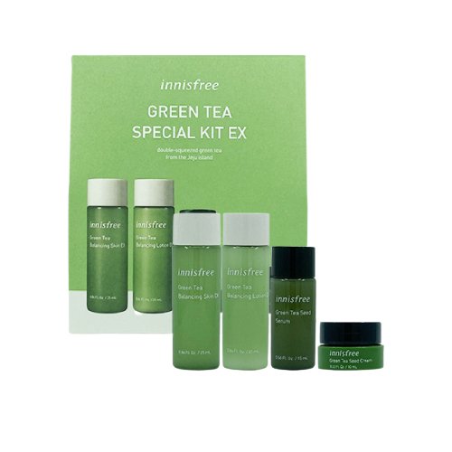 Format [INNISFREE] Green Tea Special Kit Ex - 4 Items